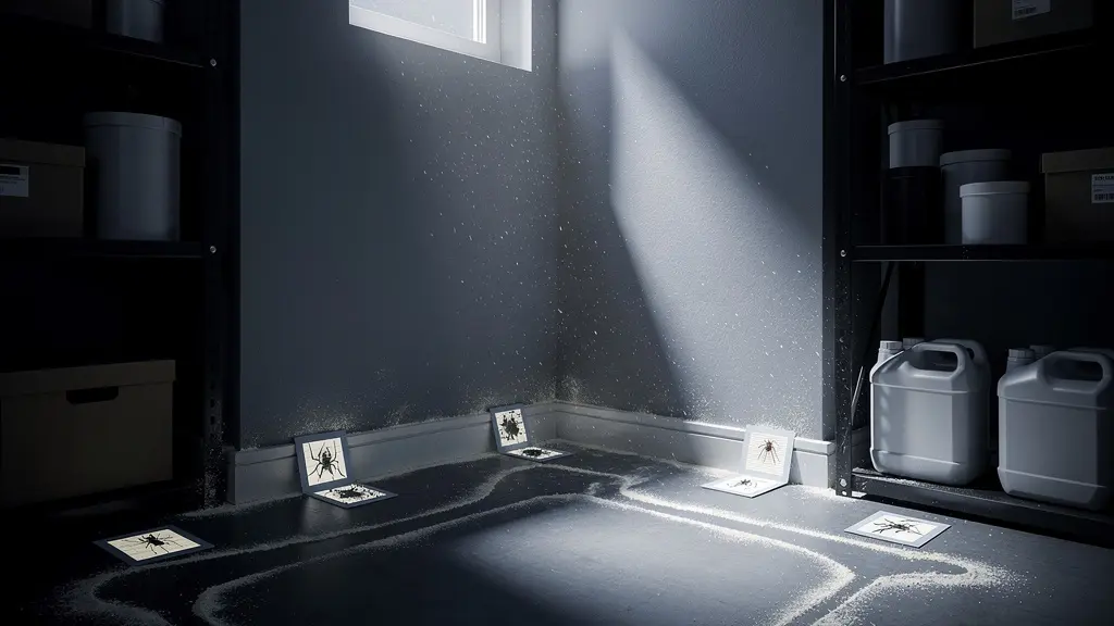 Disposizione strategica di trappole adesive lungo gli angoli dei muri per intercettare i percorsi notturni dei roditori