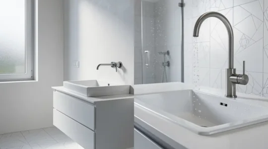 Tecnologie moderne per il risparmio idrico in bagno e cucina